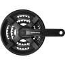 Система SHIMANO TOURNEY TY301, 170 мм, квадрат, 48/38/28, с защитой, черный, без упаковки AFCTY301C888CL